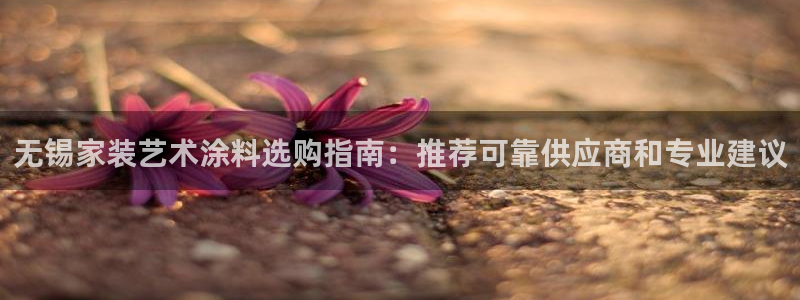和记H88：无锡家装艺术涂料选购指南：推荐可靠供应商和专业建议