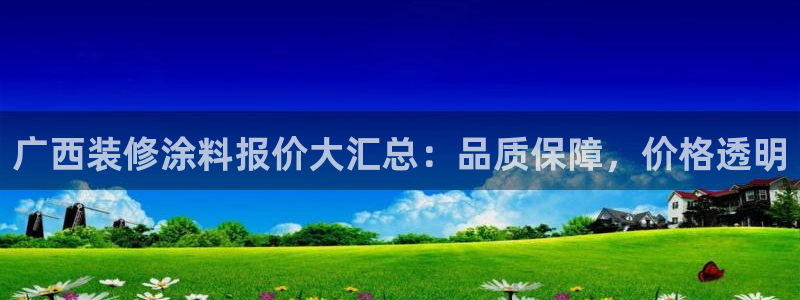 和记平台怎么样：广西装修涂料报价大汇总：品质保障，价格透明