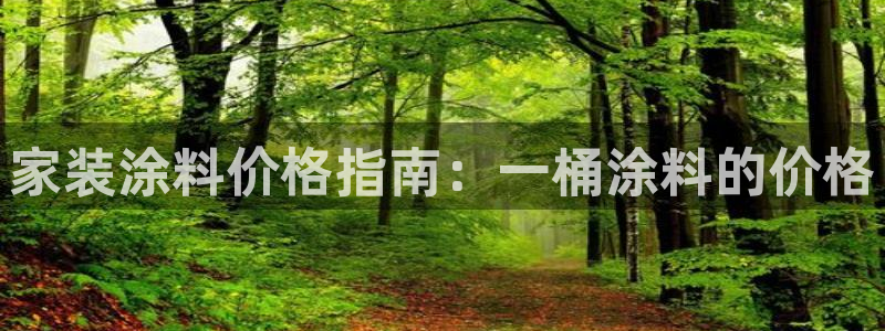 和记官方：家装涂料价格指南：一桶涂料的价格