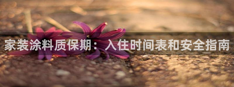 和记 中国首页：家装涂料质保期：入住时间表和安全指南