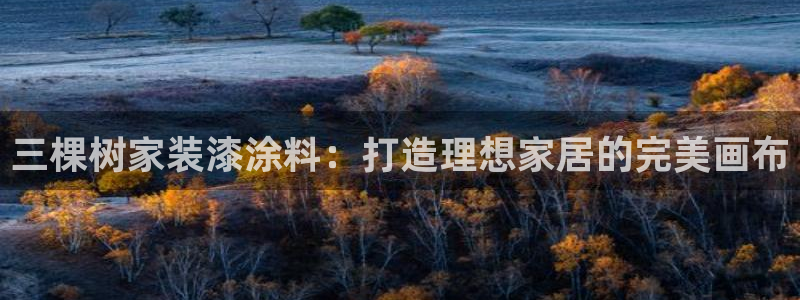 和记paging：三棵树家装漆涂料：打造理想家居的完美画布