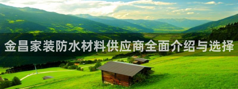 和记官方平台：金昌家装防水材料供应商全面介绍与选择