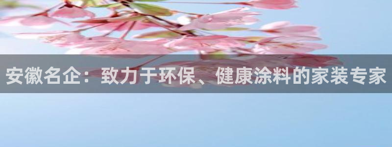 和记ag登录：安徽名企：致力于环保、健康涂料的家装专家