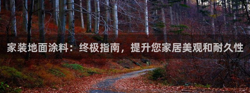 和记网页版登陆：家装地面涂料：终极指南，提升您家居美观和耐久性