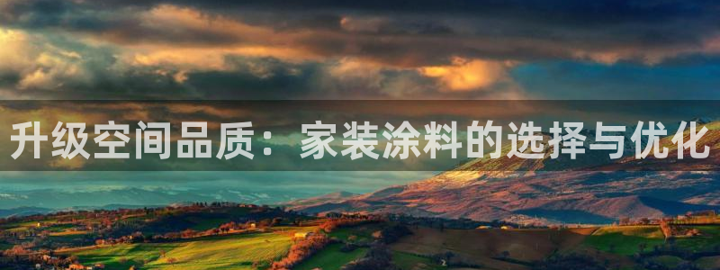 和记h8：升级空间品质：家装涂料的选择与优化